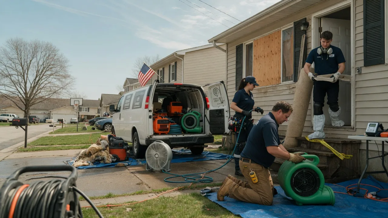 Water Damage Restoration in Lavelle, PA near me